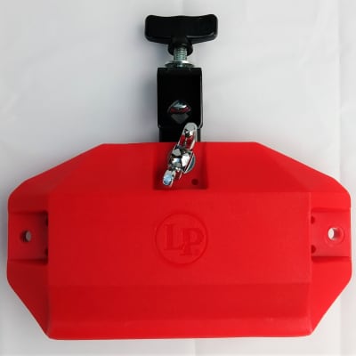 Latin Percussion LP1207 High-Pitched Jam Block with Bracket 2010s - Red image 6