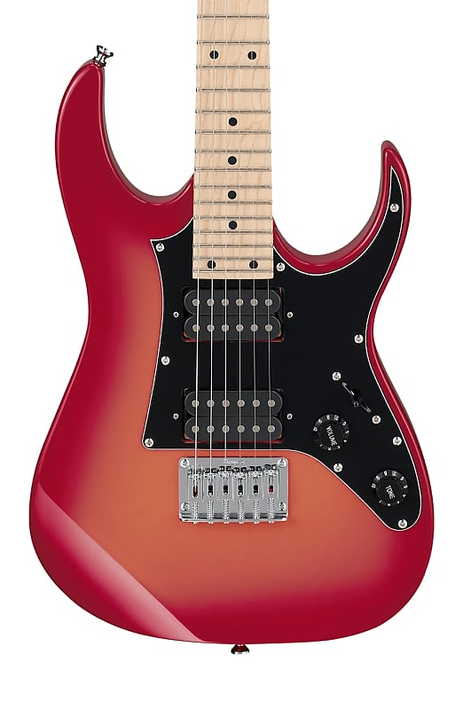 Ibanez GRGM21MORB Mikro Series RG 3/4 Size Electric Guitar - Orange Burst image 1