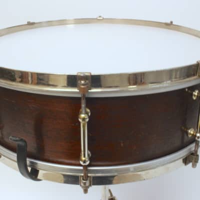 Decolite 5x15 Duplex Snare Drum Shell All Vintage Nickel Hdwr 1900s image 14