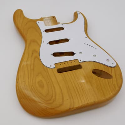 4lbs 2oz BloomDoom Nitro Lacquer Aged Relic Natural S-Style Vintage Custom Guitar Body image 1