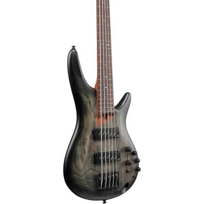 Ibanez SR605E Soundgear 5-String Electric Bass - Black Stained Burst image 4