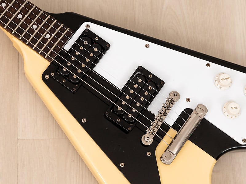 消費税無し 1981 Greco MSV-850 Michael Schenker Flying V Vintage Guitar ワイン