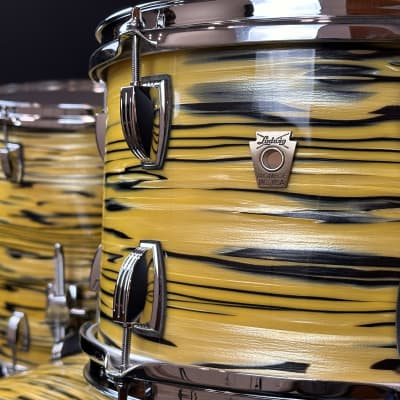 Ludwig 18/12/14" Classic Maple "Jazzette" Outfit Drum Set - Lemon Oyster Pearl image 6