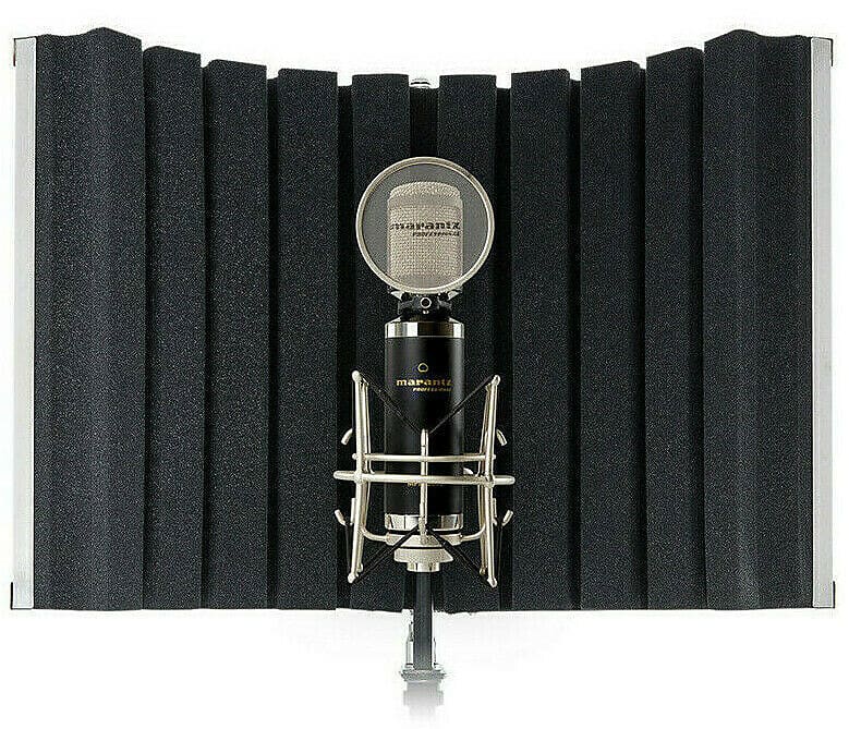 Marantz Sound Shield Compact Folding Vocal Reflection Baffle Microphone Stand image 1