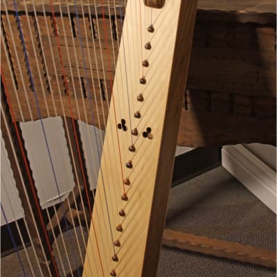 EMS  29-String Gothic Harp - Solid Walnut image 2