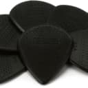 Dunlop 471P3C Carbon Fiber Max-Grip Jazz III Guitar Picks Black 6-pack