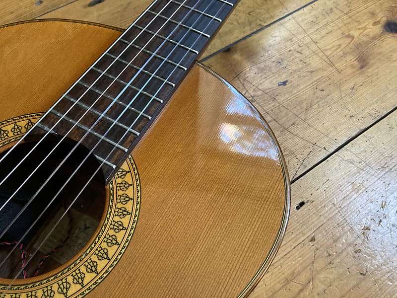 1986 K Yairi CY 117 Electro Classical Guitar Made in Japan | Reverb