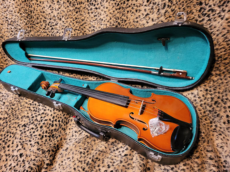 Anton Breton 4/4 Student Violin Outfit with Bow & Case 1999 Reverb
