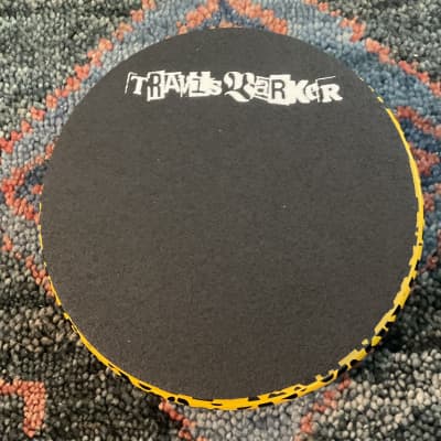 Zildjian Travis Barker Practice Pad - 6 inches, Orange Cheetah Print image 4