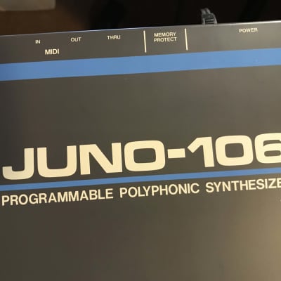 Roland Juno-106 61-Key Programmable Polyphonic Synthesizer 1984 - 1985 - Black image 9