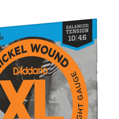 D'Addario EXL110BT Nickel Wound Balanced Tension Regular Light Electric Guitar Strings (10-46) image 7