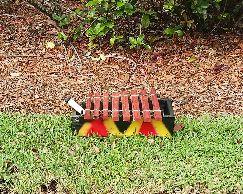 Trough-resonated African xylophone image 1