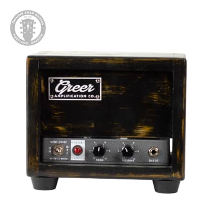 Used Greer Mini Chief Amplifier Head Weathered Black for sale
