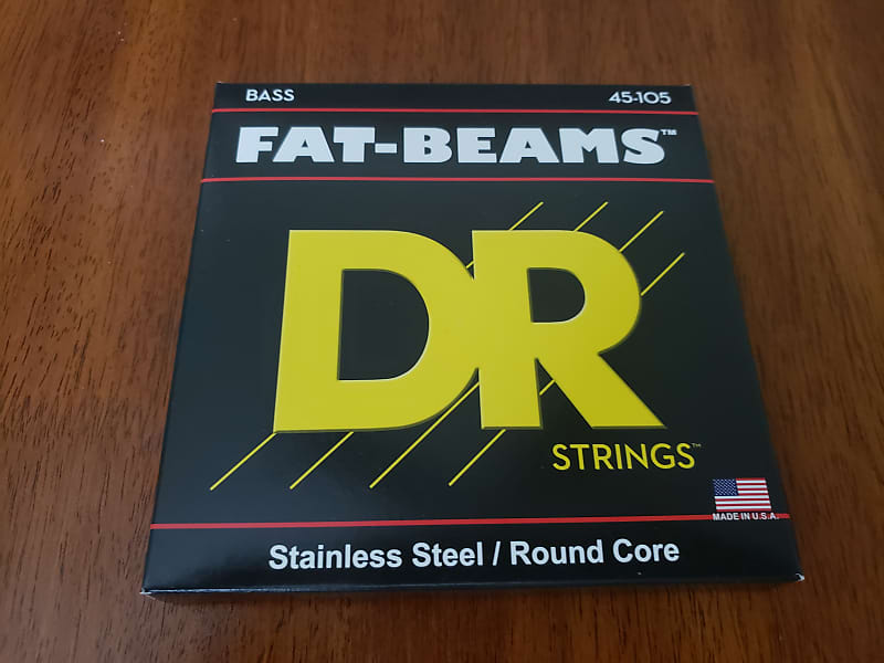 DR FB-45 Fat Beams Electric Bass Strings - Medium (45-105) 2010s - Standard image 1