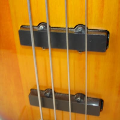 2015 Squier Deluxe Active Jazz Bass IV, 3-Color Sunburst image 7