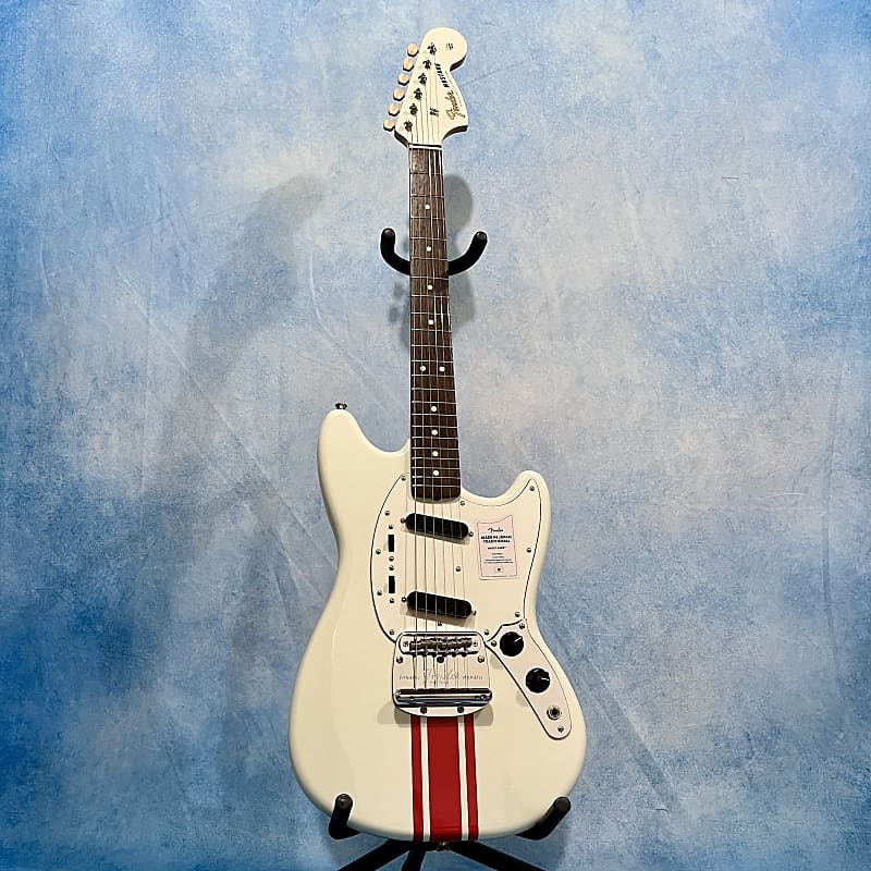 2023 Fender Japan Mustang White Red FSR Limited Competition Traditional 60s MIJ image 1