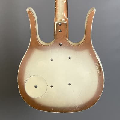 Danelectro Model 4623 Longhorn 6-String Bass Baritone Guitar 1959 Copper Burst image 23