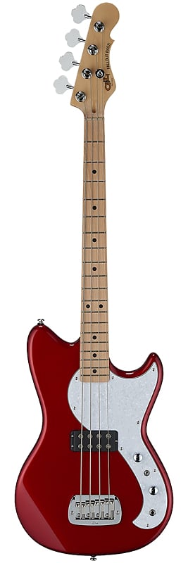 G&L Tribute Series Fallout Shortscale Bass Guitar - Candy Apple Red image 1