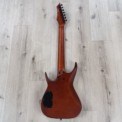 Dean Exile Select 7-String Multiscale Kahler Guitar, Satin Natural Black Burst image 5