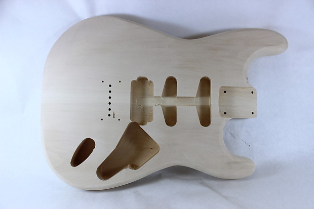 Basswood cheap strat body