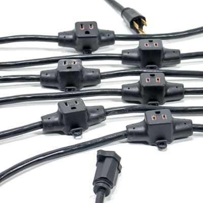 Elite Core SP-MOS-6 Stage Power 14 AWG Multi-Outlet Stringer 6 Outlets 32' image 6