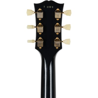 Gibson 1957 Les Paul Custom Reissue Electric Guitar - Ultra Light Aged Ebony image 6