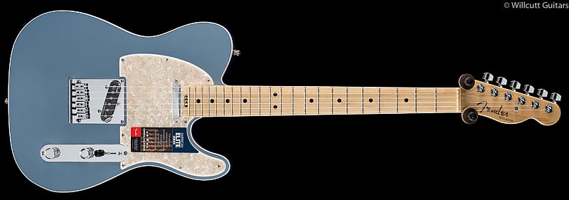 Fender American Elite Telecaster Satin Ice Blue Metallic Maple (278)