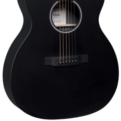 Martin OMC-X1E-01 Acoustic-Electric Guitar Black image 1