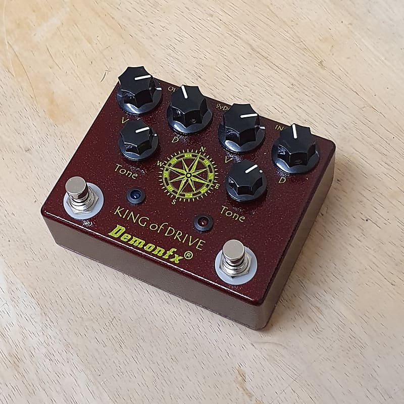 DemonFX KING OF DRIVE - Combined OD/Distortion Guitar Pedal : Amazon.co.uk:  Musical Instruments & DJ