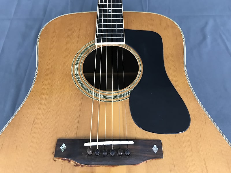 Acoustic Guitar K. Country D-250 80s Vintage Natural Nagoya