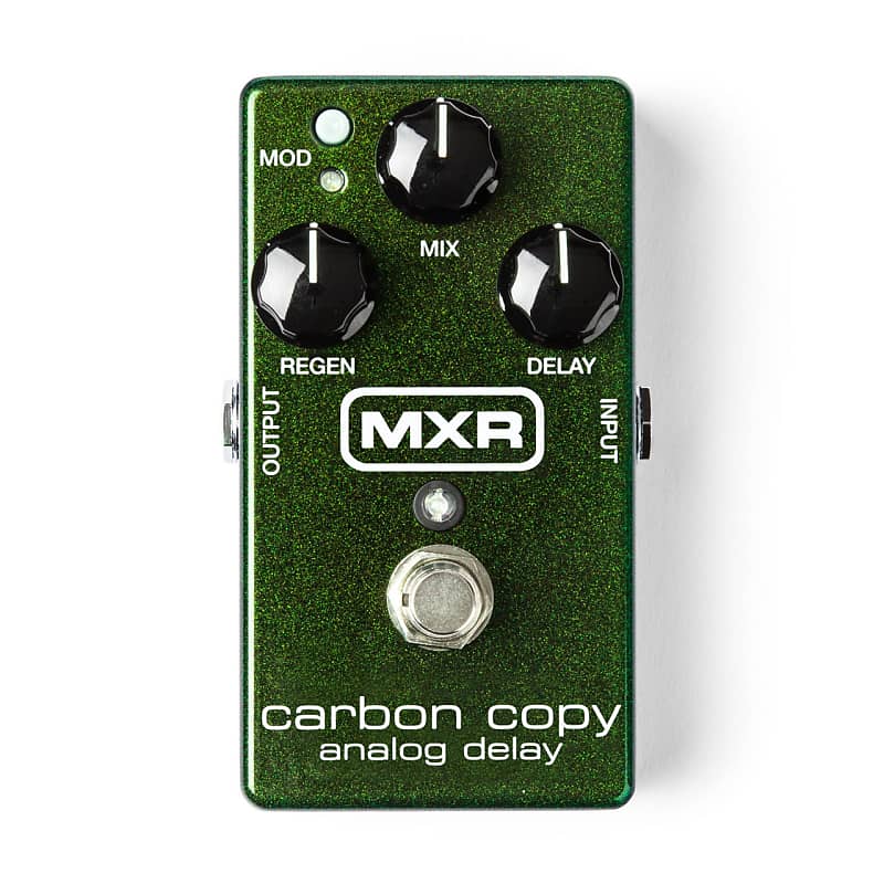 MXR M169 Carbon Copy Analog Delay Pedal. - Green image 1