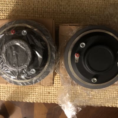 One pair of EVM 1" horn drivers 50 watts 8-ohms NEW! in original factory boxes. image 1