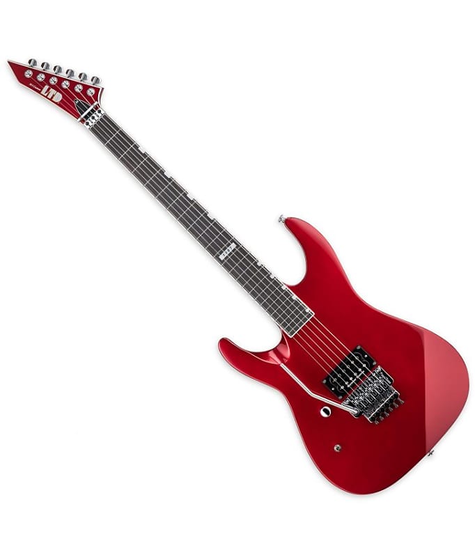 ESP LTD M-I Custom '87 Electric Guitar Candy Apple Red Left Hand image 1