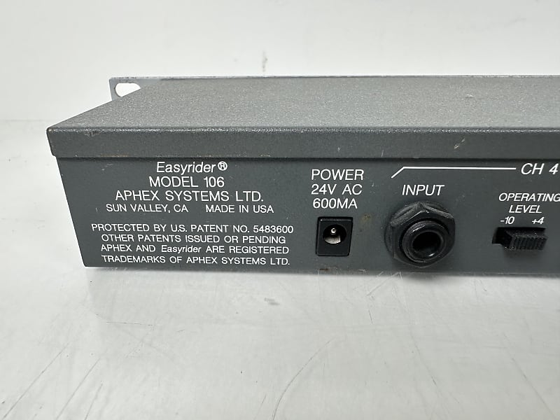 Aphex Easyrider Model 106 4 Channel Compressor | #1816073395