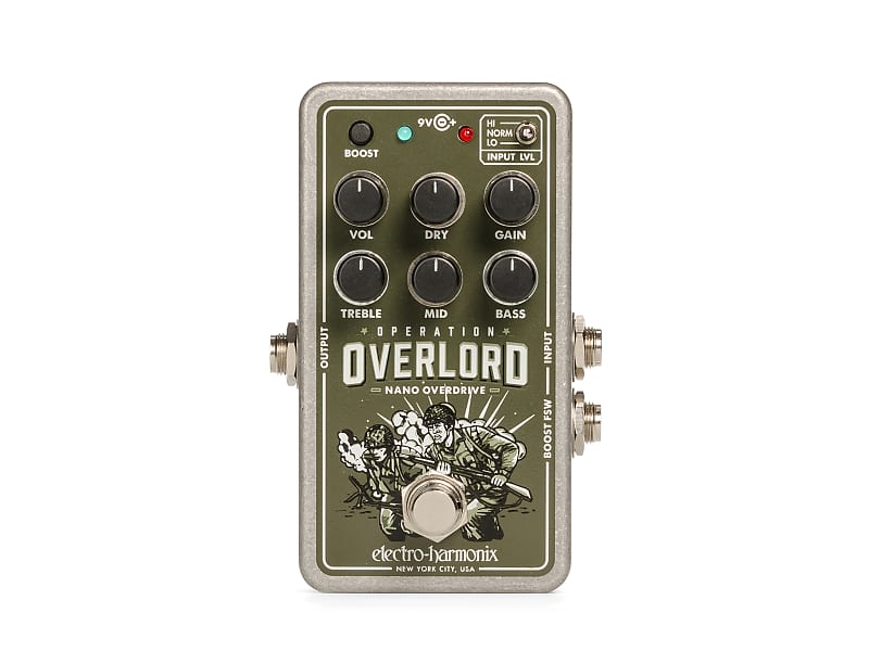 Electro-Harmonix EHX Nano Operation Overlord Stereo Overdrive Effects Pedal image 1