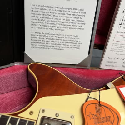 Gibson Custom Shop 60th Anniversary '60 Les Paul Standard Reissue  #001581  V2 2020 - Tomato Soup Burst image 11
