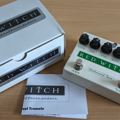 Reverb.com listing, price, conditions, and images for red-witch-pentavocal-tremolo-pedal