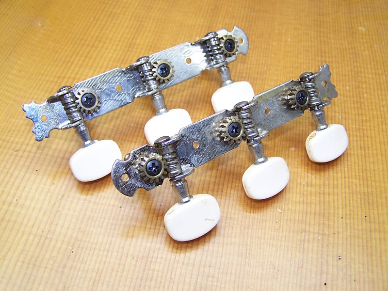 Golden Age Economy 3-on-Plate Guitar Tuning Machines