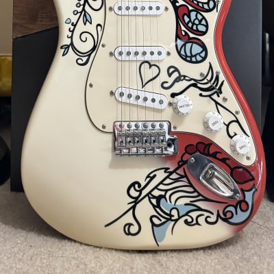 Fender Jimi Hendrix Artist Series Signature Monterey Stratocaster 2017 - 2018 - Monterey Graphic image 1