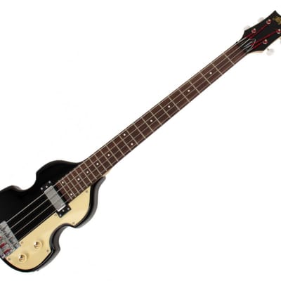 Hofner Shorty Travel Electric Violin Bass Guitar - Black image 1