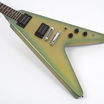 Gibson Flying V 1984 Rare Green Burst Finish with Case image 8