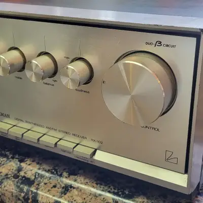 Luxman RX-102 Vintage High-End Stereo Receiver, Performs perfectly but Motorized face is inoperable image 3