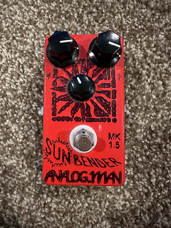 Analogman SunBender Mk 1.5 2010s - Red | Reverb