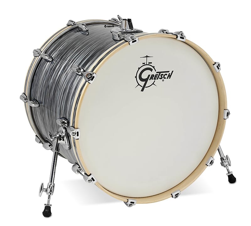 Gretsch Renown 18x22 Bass Drum RN2-1822B-SOP Silver Pearl image 1