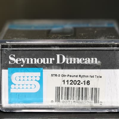 Seymour Duncan STR-3 Quarter Pound Rhythm Telecaster Neck Pickup Chrome Tele image 3