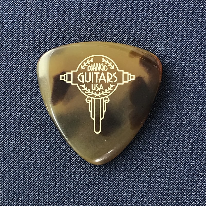 DjangoGuitars #4 "Large Triangle" 4.0mm Gypsy Jazz Pick (Vintage Galalith) image 1