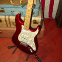 2001 Fender HSS Stratocaster Candy Apple Red w. Gig Bag