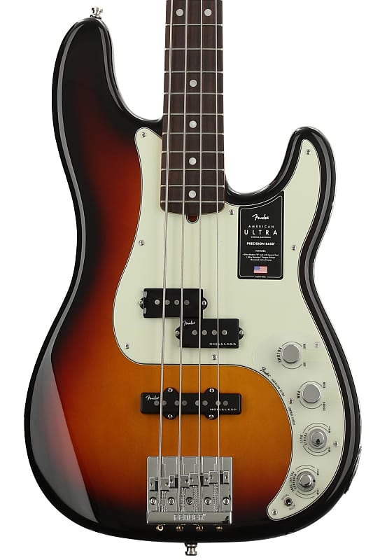 Fender American Ultra Precision Bass - Ultraburst with Rosewood Fingerboard image 1