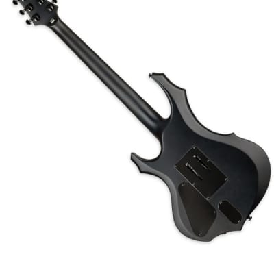 ESP LTD F Black Metal Electric Guitar Black Satin image 2