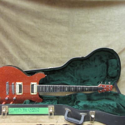 2004 GMP Doublecut Set Neck Orange Sparkle Mahogany Body & Neck Rare OHSC Free US Shipping! image 13